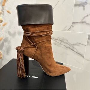 Saint Laurent Tanger Tassel Boot EU 39